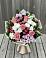 Букет цветов из: Альстромерии, Гвоздики, Розы и Хризантемы в Бирючах