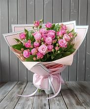 Букет Розовый кустик в Бирючах