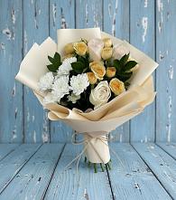 Букет цветов из:  Розы и Хризантемы #REPLACE_PRED# Бирючах