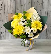 Букет цветов из:  Хризантемы в Бирючах