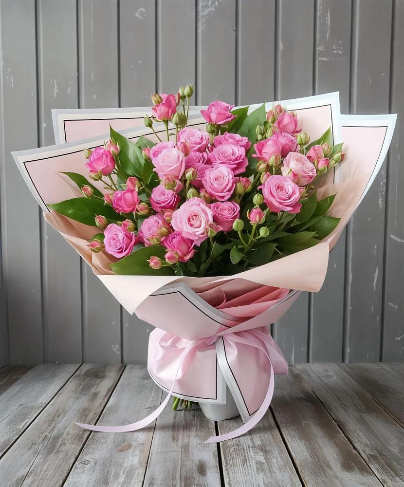 Букет Розовый кустик в Бирючах