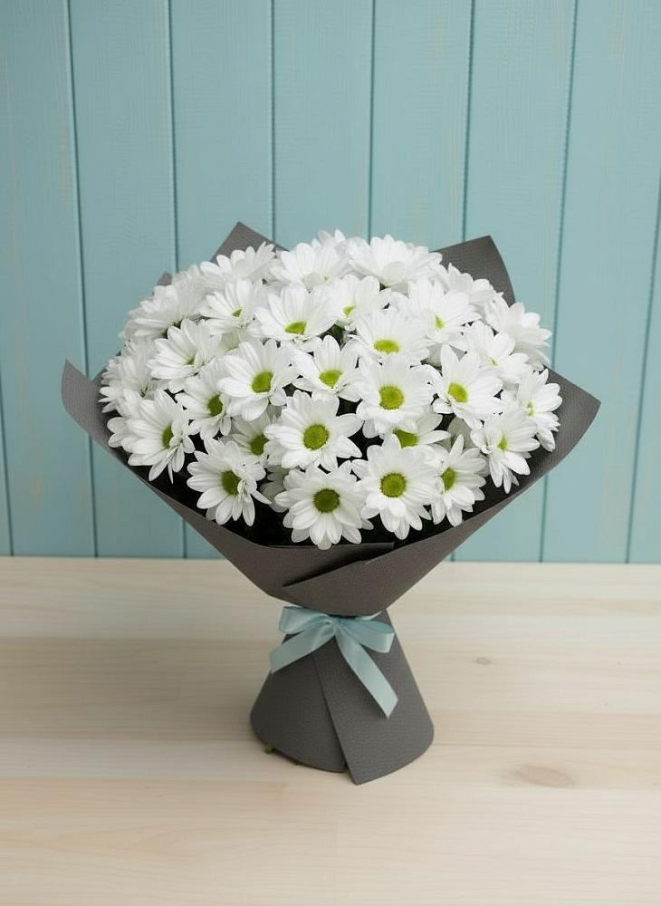 Букет цветов из: Хризантемы в Бирючах