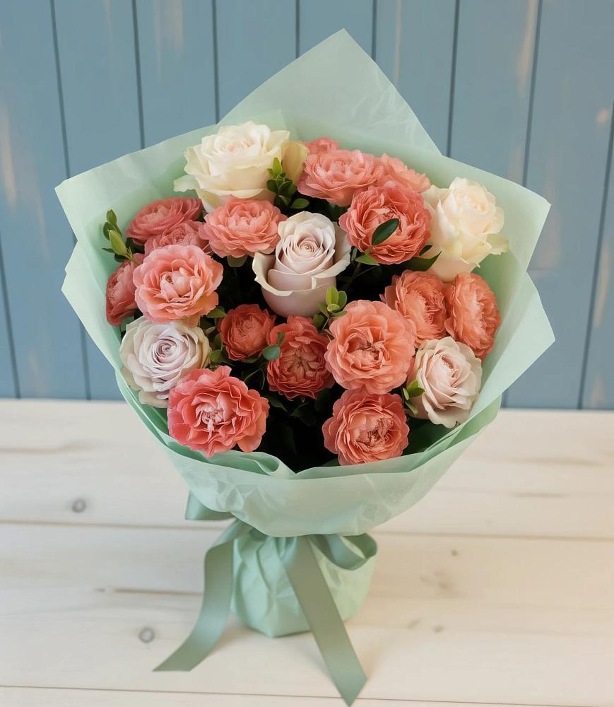 Букет цветов из: Розы в Бирючах