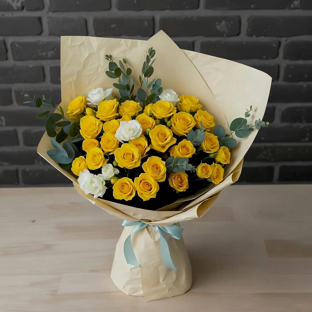 Букет цветов из: Розы в Бирючах