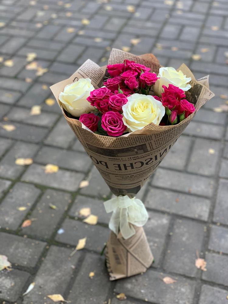 Букет цветов из: Розы в Бирючах